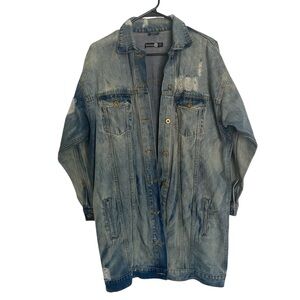 Boohoo Distressed Denim Jacket